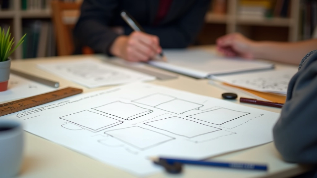 Grille de cartes disposées en rangées régulières avec dimensions uniformes sur un écran de conception