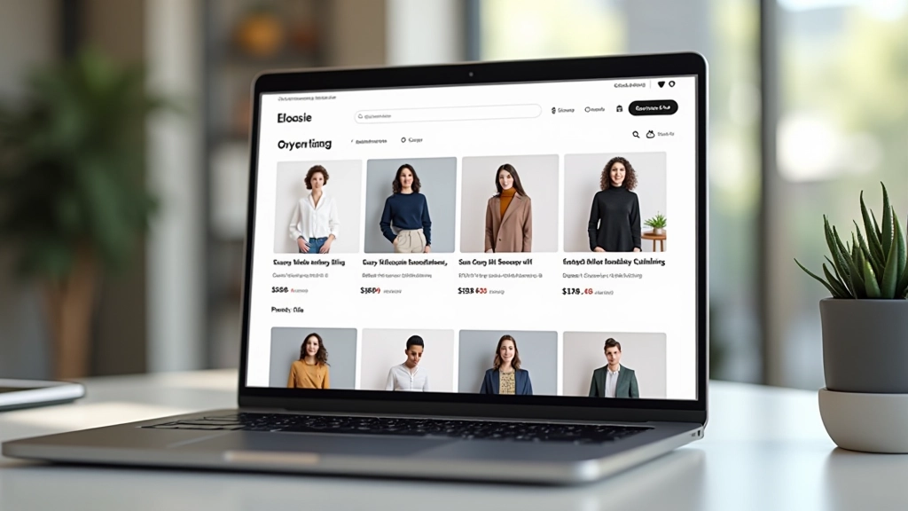 Interface e-commerce affichant une grille de cartes de produits avec images, prix et boutons d'action
