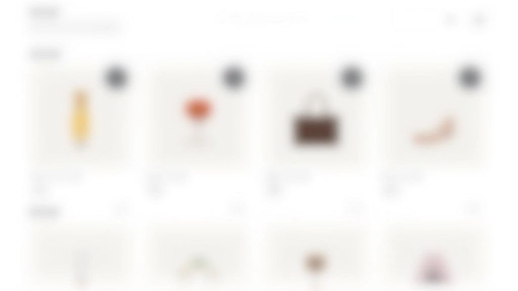 Plateforme e-commerce avec grille de produits